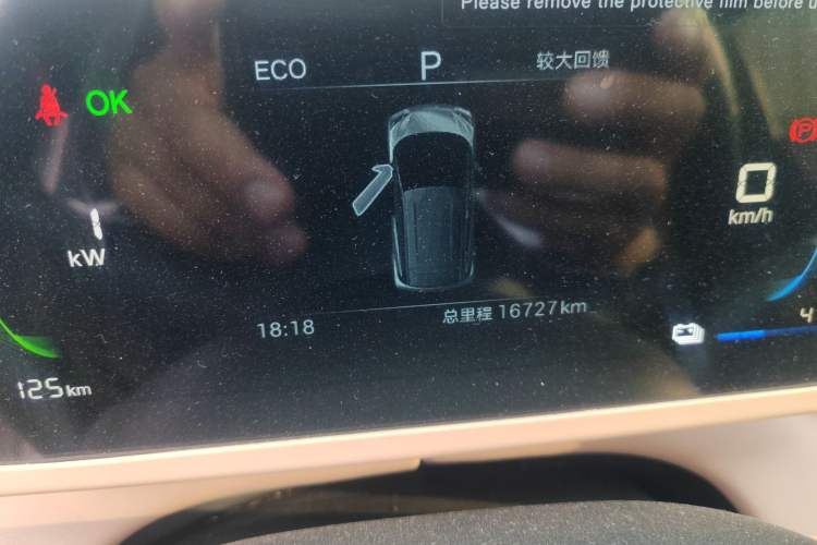 Used BYD Seagull 2025 305 km Free Version Odometer Close Up