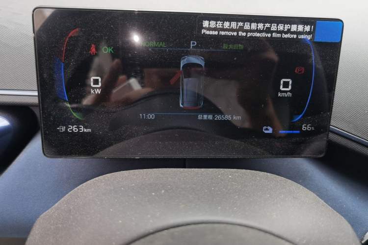 Used BYD Seagull 2025 405 km Flying Edition Odometer Close Up