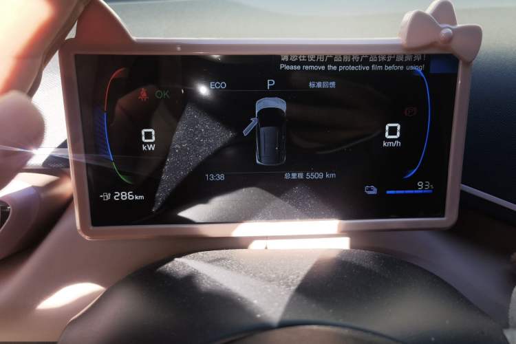 Used BYD Seagull 2025 305km Active Version Odometer Close Up