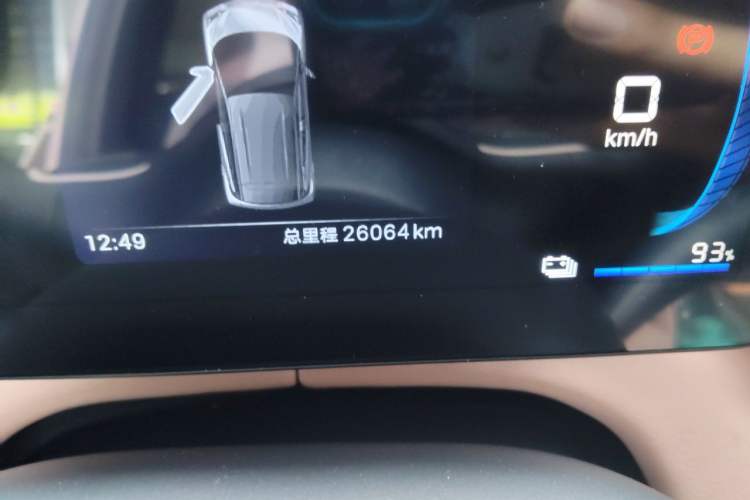 Used BYD Seagull 2025 305km Active Version Odometer Close Up