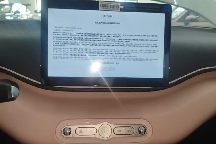 Used BYD Seagull 2025 Intelligent Driving Version 305 km Dynamic Edition Audio And AC Panel