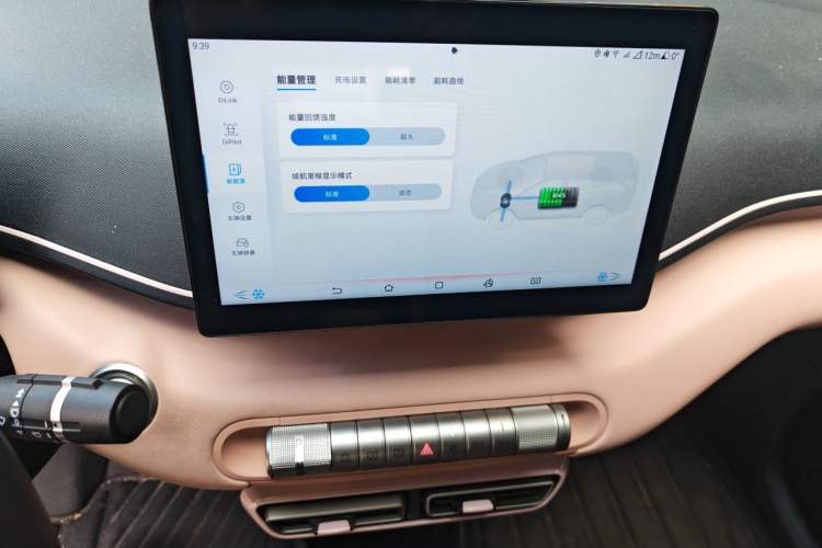Used BYD Seagull 2025 405 km Flying Edition Audio And AC Panel