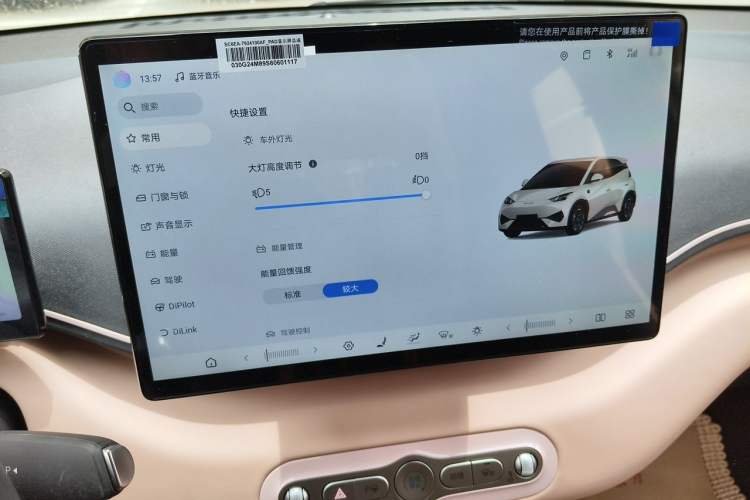 Used BYD Seagull 2025 Smart Drive Version 305 km Freedom Edition Audio And AC Panel