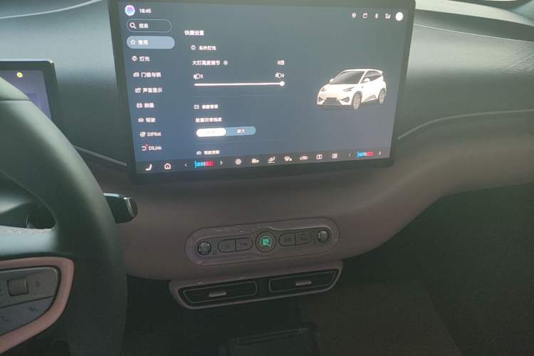 Used BYD Seagull 2025 Smart Drive Version 305 km Freedom Edition Audio And AC Panel