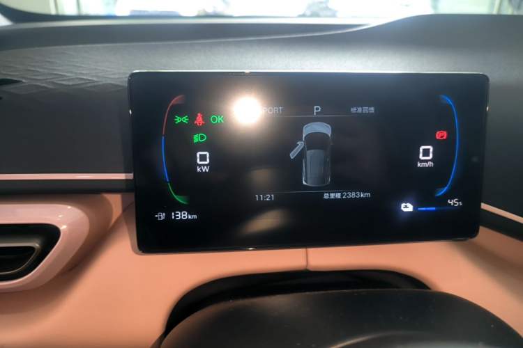 Used BYD Seagull 2025 Intelligent Driving Version 305 km Dynamic Edition Instrument Cluster