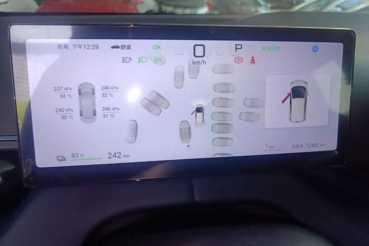 Used BYD Seagull 2025 Smart Drive Version 305 km Freedom Edition Instrument Cluster