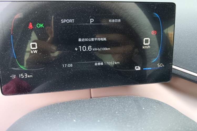 Used BYD Seagull 2025 305km Active Version Odometer Close Up