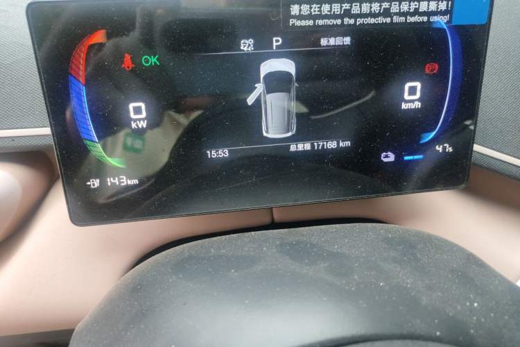 Used BYD Seagull 2025 305km Active Version Odometer Close Up