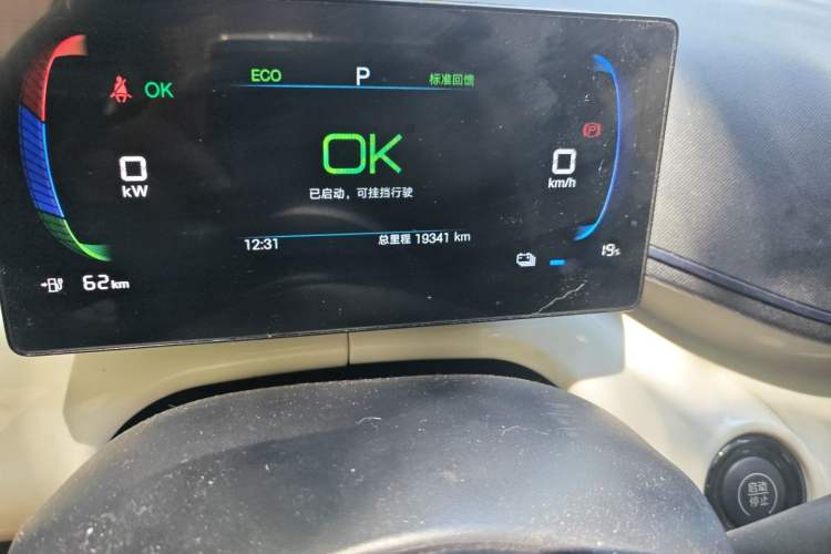 Used BYD Seagull 2025 405 km Flying Edition Odometer Close Up