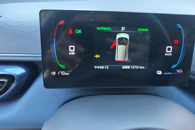 Used BYD Seagull 2025 405 km Flying Edition Odometer Close Up