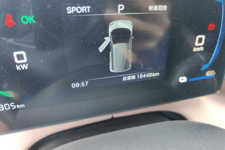Used BYD Seagull 2025 305 km Free Version Odometer Close Up