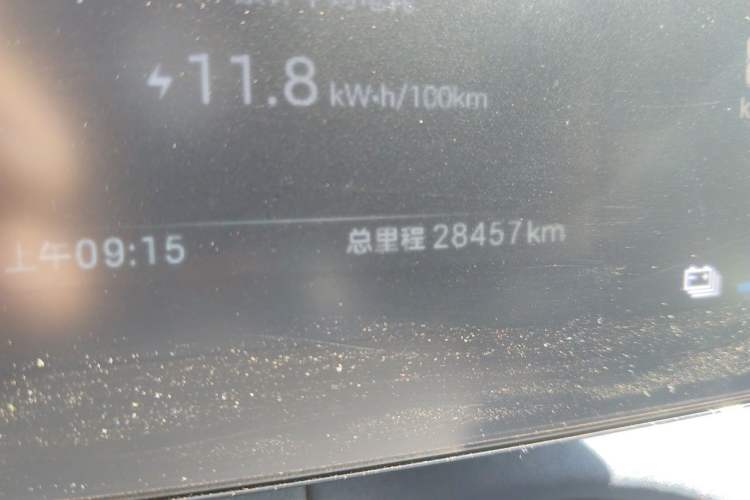 Used BYD Seagull 2025 305 km Free Version Odometer Close Up