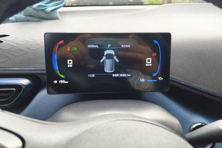 Used BYD Seagull 2025 305km Active Version Odometer Close Up