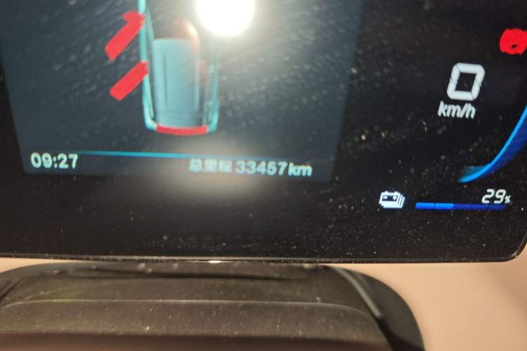 Used BYD Seagull 2025 405 km Flying Edition Odometer Close Up