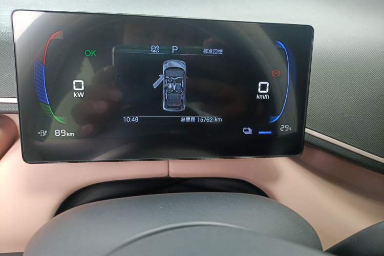 Used BYD Seagull 2025 Intelligent Driving Version 305 km Dynamic Edition Odometer Close Up