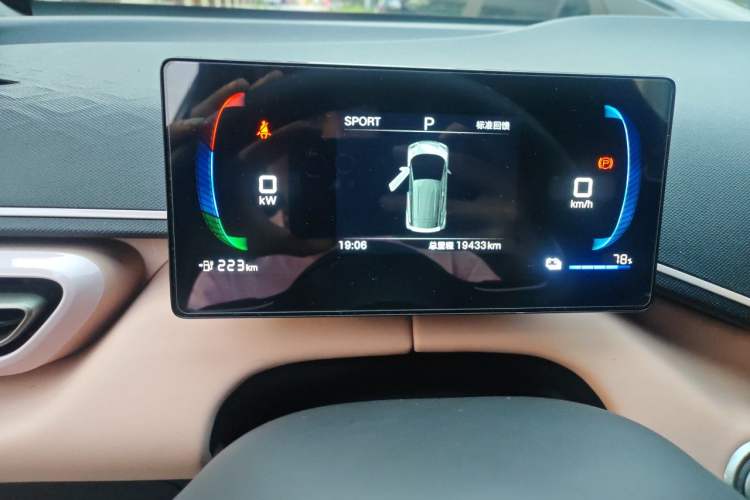 Used BYD Seagull 2025 305km Active Version Odometer Close Up