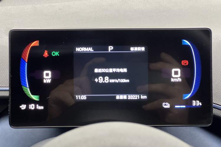 Used BYD Seagull 2025 305km Active Version Odometer Close Up