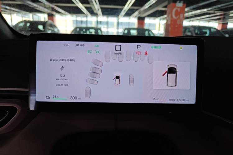 Used BYD Seagull 2025 Smart Drive Version 305 km Freedom Edition Odometer Close Up