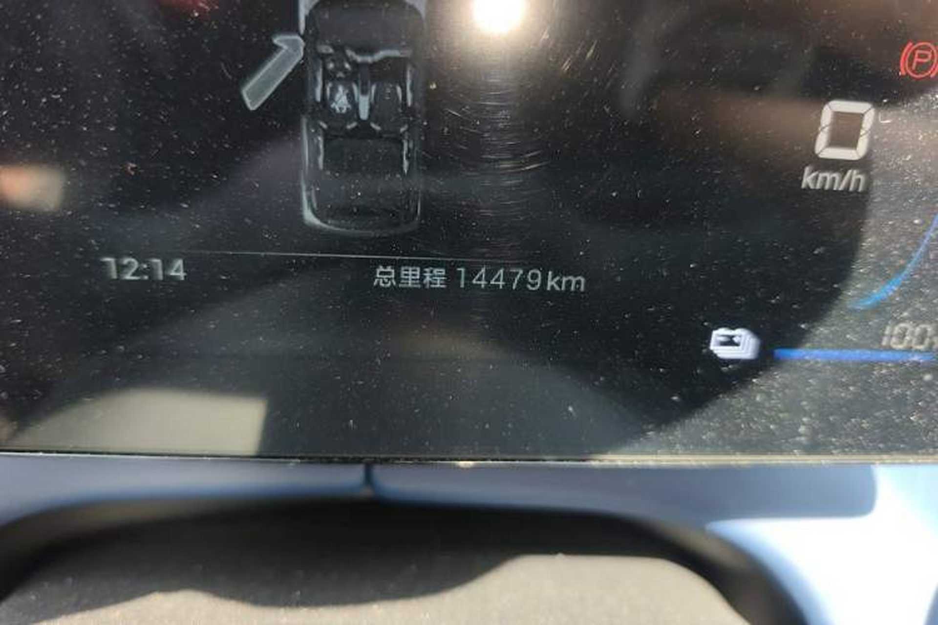 Used BYD Seagull 2025 Intelligent Driving Version 305 km Dynamic Edition Odometer Close Up