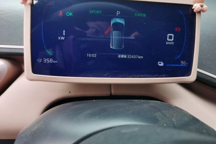 Used BYD Seagull 2025 405 km Flying Edition Odometer Close Up