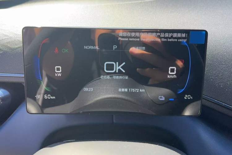 Used BYD Seagull 2025 Intelligent Driving Version 305 km Dynamic Edition Odometer Close Up
