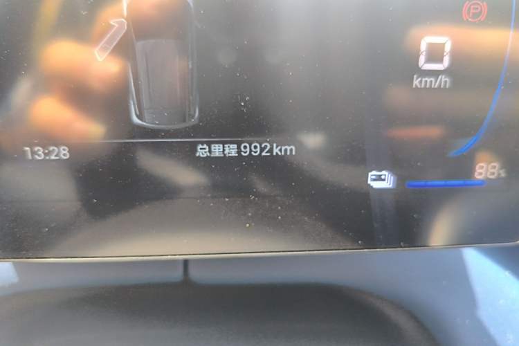 Used BYD Seagull 2025 Intelligent Driving Version 305 km Dynamic Edition Odometer Close Up