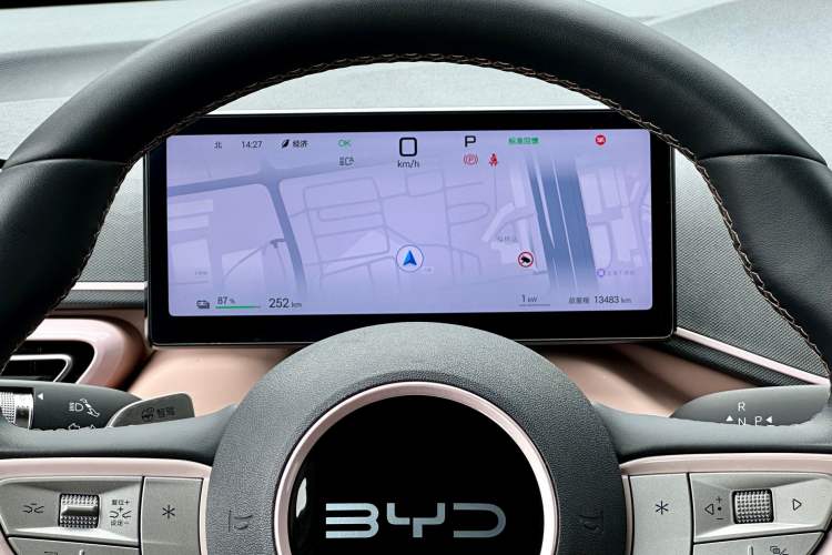 Used BYD Seagull 2025 Smart Drive Version 305 km Freedom Edition Odometer Close Up