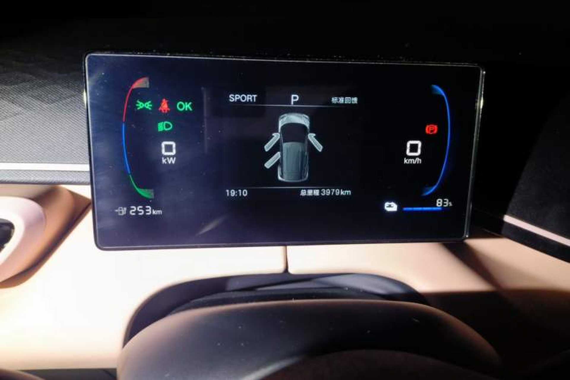 Used BYD Seagull 2025 305km Active Version Odometer Close Up
