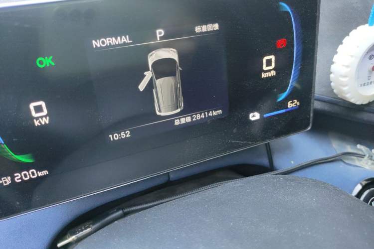 Used BYD Seagull 2025 305 km Free Version Odometer Close Up