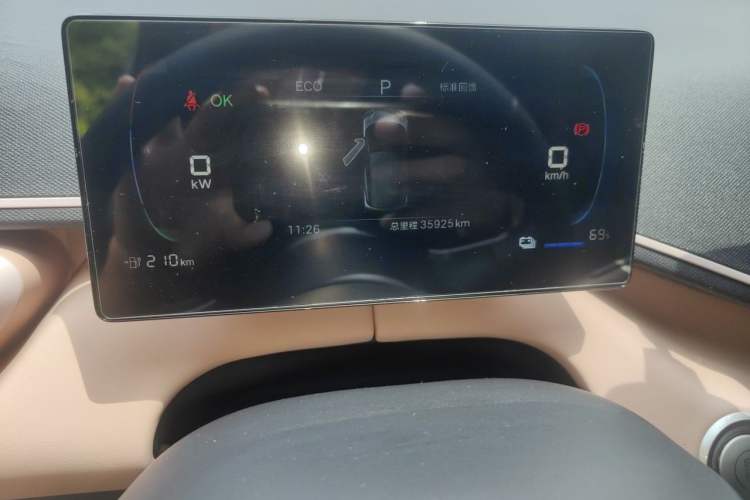 Used BYD Seagull 2025 305km Active Version Odometer Close Up