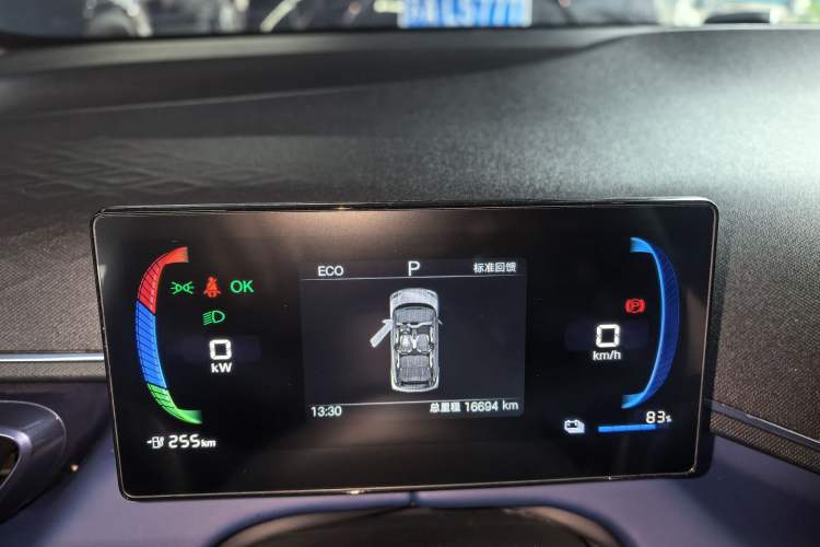 Used BYD Seagull 2025 Intelligent Driving Version 305 km Dynamic Edition Odometer Close Up