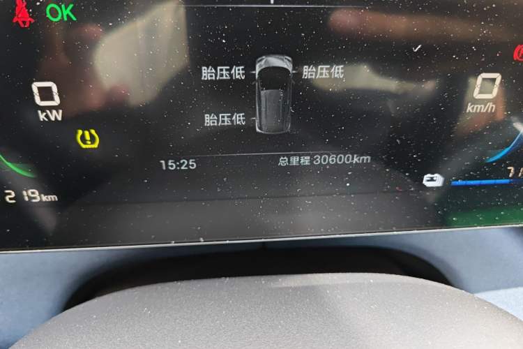 Used BYD Seagull 2025 305km Active Version Odometer Close Up