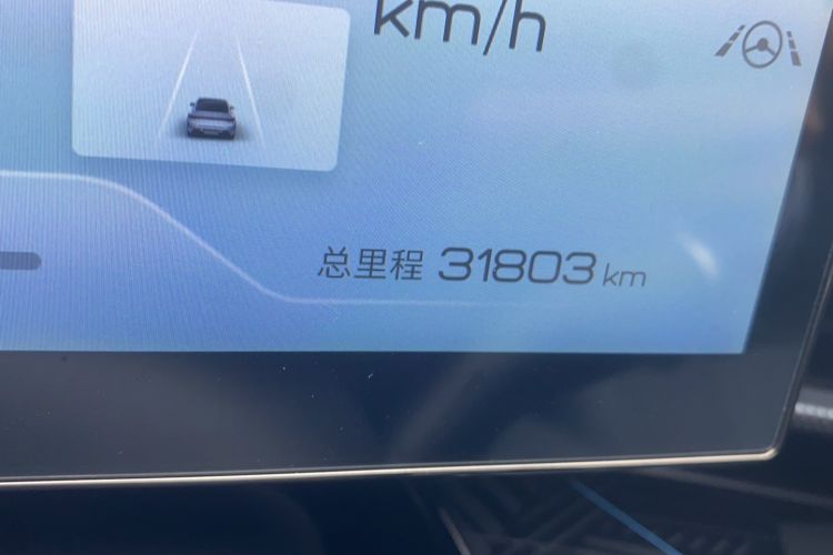 Used BYD Seal 2022 700 km Long-Range Rear-Wheel-Drive Version Odometer Close Up