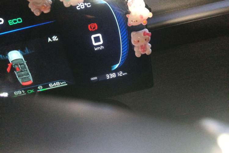 Used BYD Seal 05 DM-i 2025 DM-i Smart Drive 55KM Luxury Model Odometer Close Up