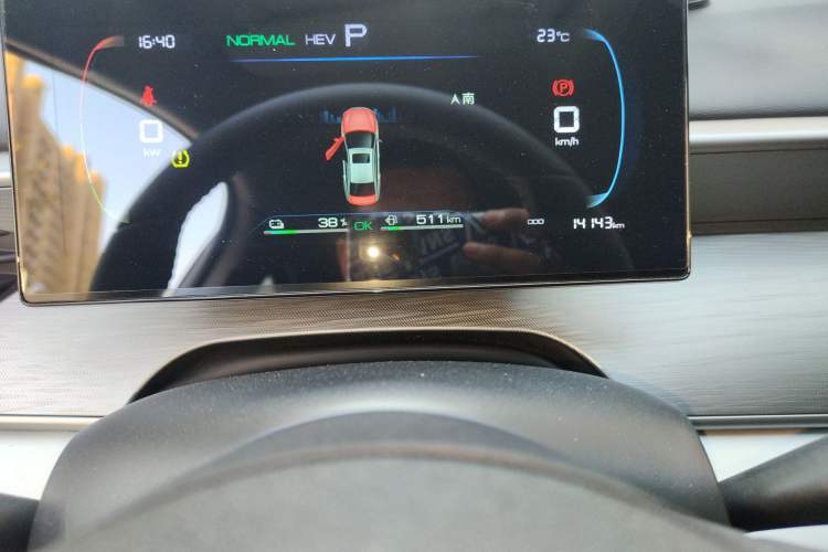 Used BYD Seal 05 DM-i 2025 DM-i Smart Drive 55KM Luxury Model Odometer Close Up