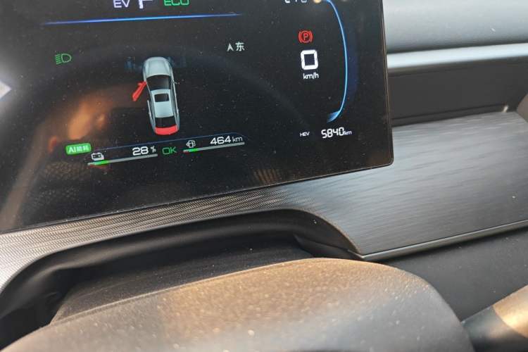 Used BYD Seal 05 DM-i 2025 DM-i Smart Drive 55KM Luxury Model Odometer Close Up