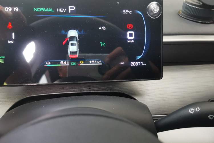 Used BYD Seal 05 DM-i 2025 DM-i Smart Drive 55KM Luxury Model Odometer Close Up