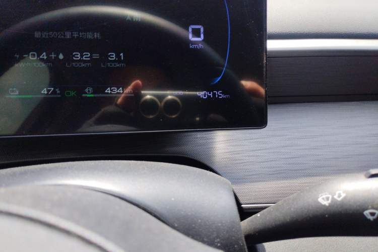 Used BYD Seal 05 DM-i 2025 DM-i Smart Drive 55KM Luxury Model Odometer Close Up