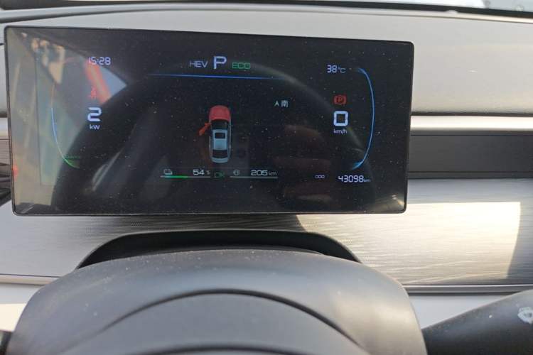 Used BYD Seal 05 DM-i 2025 DM-i Smart Drive 55KM Luxury Model Odometer Close Up