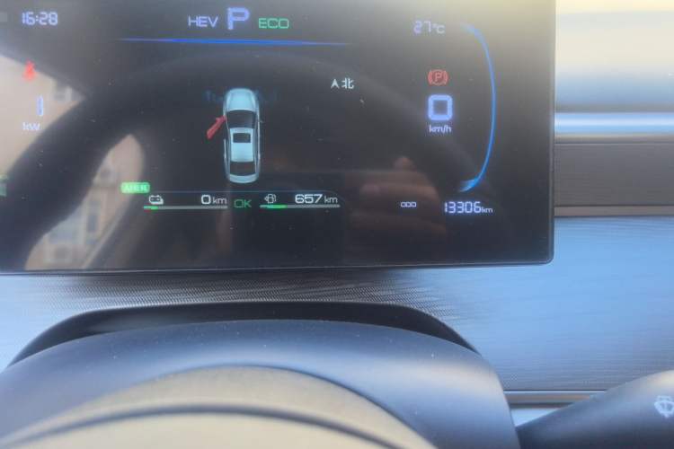 Used BYD Seal 05 DM-i 2025 DM-i Smart Drive 55KM Luxury Model Odometer Close Up
