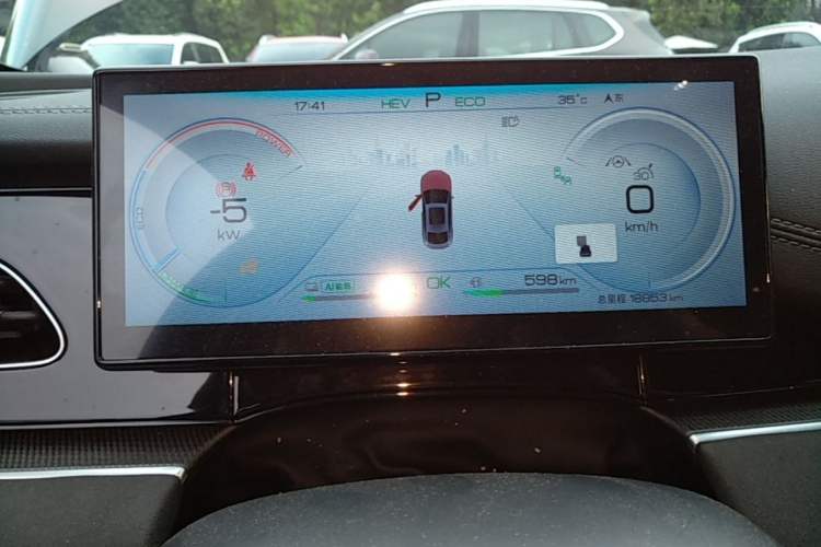 Used BYD Seal 06 New Energy 2024 DM-i 120KM Luxury Model Instrument Cluster