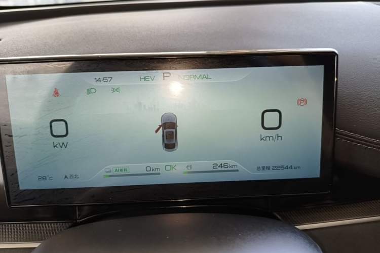 Used BYD Seal 06 New Energy 2024 DM-i 80KM Prestige Model Instrument Cluster