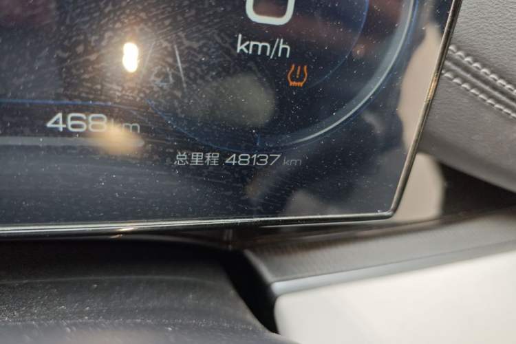 Used BYD Seal 06 New Energy 2024 DM-i 120KM Luxury Model Odometer Close Up