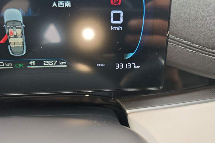 Used BYD Seal 06 New Energy 2024 DM-i 80KM Luxury Model Odometer Close Up