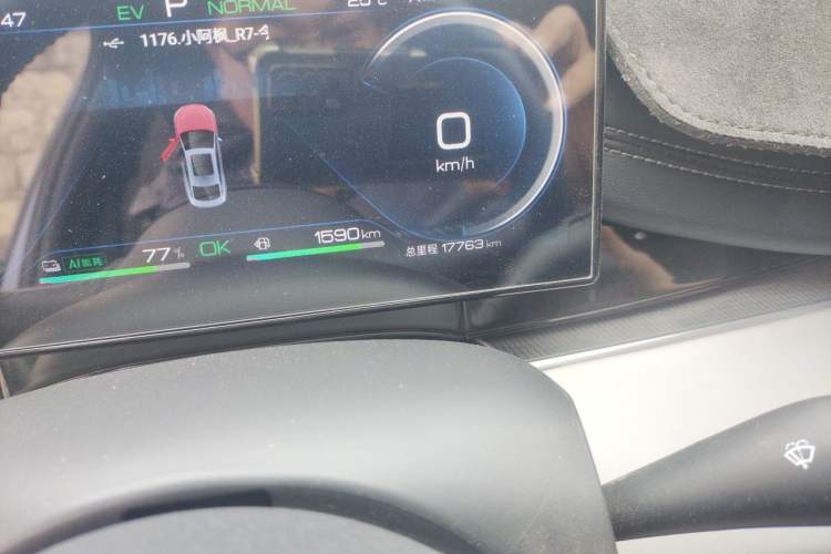 Used BYD Seal 06 New Energy 2024 DM-i 120KM Prestige Model Odometer Close Up