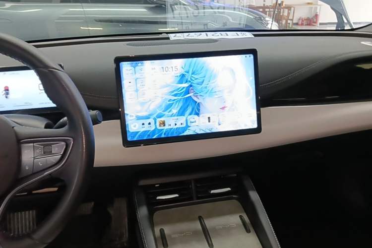 Used BYD Seal 06 New Energy 2024 DM-i 80KM Prestige Model Audio And AC Panel