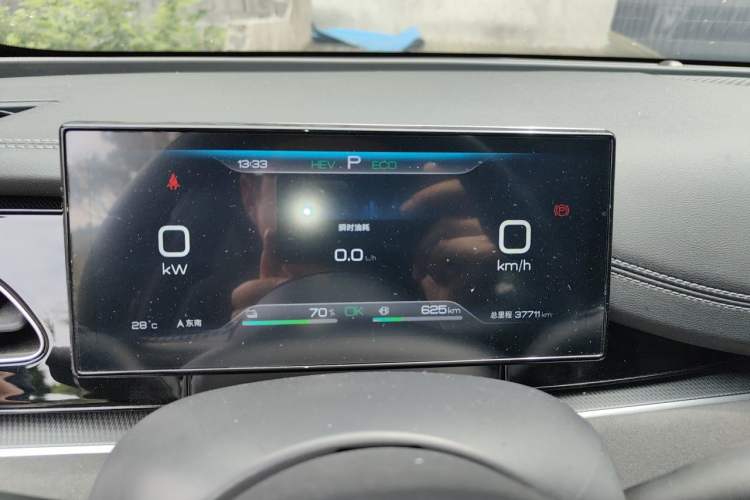 Used BYD Seal 06 New Energy 2024 DM-i 120KM Prestige Model Odometer Close Up