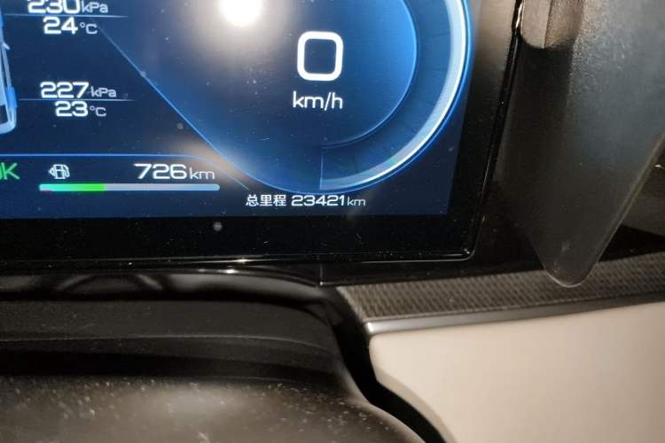 Used BYD Seal 06 New Energy 2024 DM-i 80KM Prestige Model Odometer Close Up