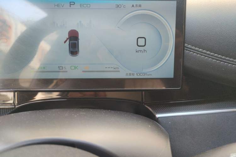 Used BYD Seal 06 New Energy 2024 DM-i 80KM Prestige Model Odometer Close Up