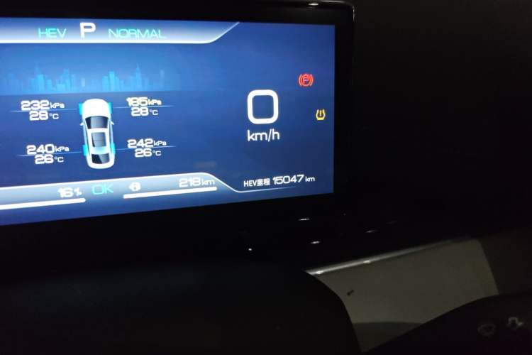 Used BYD Seal 06 New Energy 2024 DM-i 80KM Prestige Model Odometer Close Up